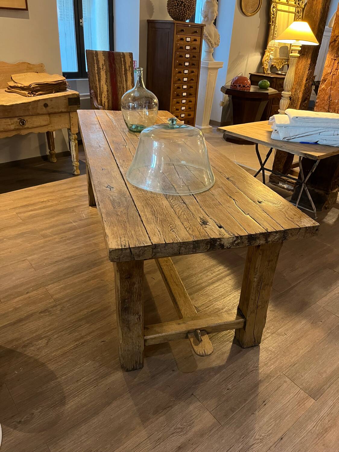 Oak farm table