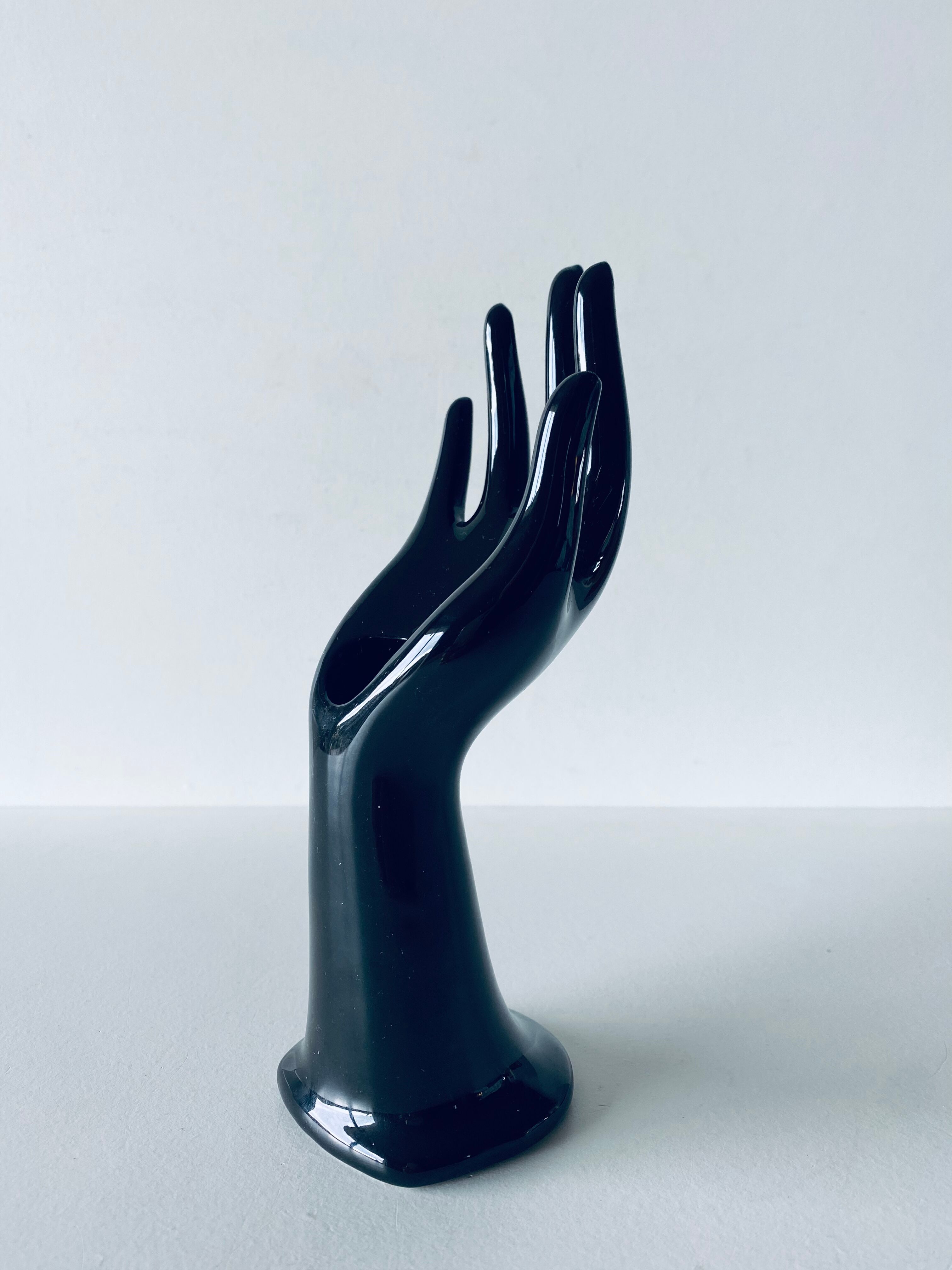 Hand vase and ceramic jewelry holder