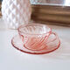 Lot of 6 Pink Tea Cups - Rosaline Subcups ARCOROC LUMINARC Tea Service