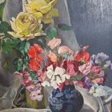 Tableau fleurs nature morte