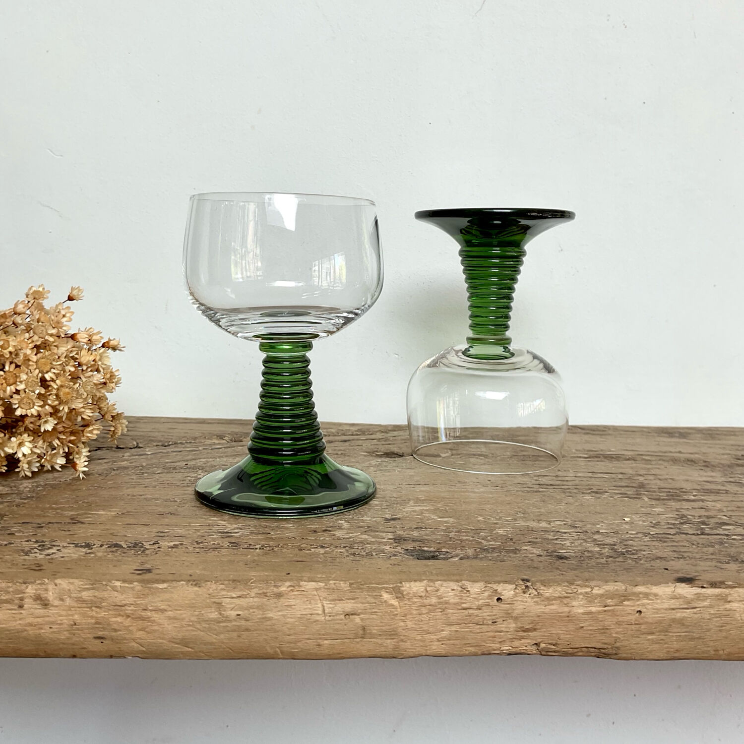 4 Alsace Roemer glasses