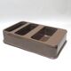 Brown plastic shelf Jan6Lin Viaud Prisunic