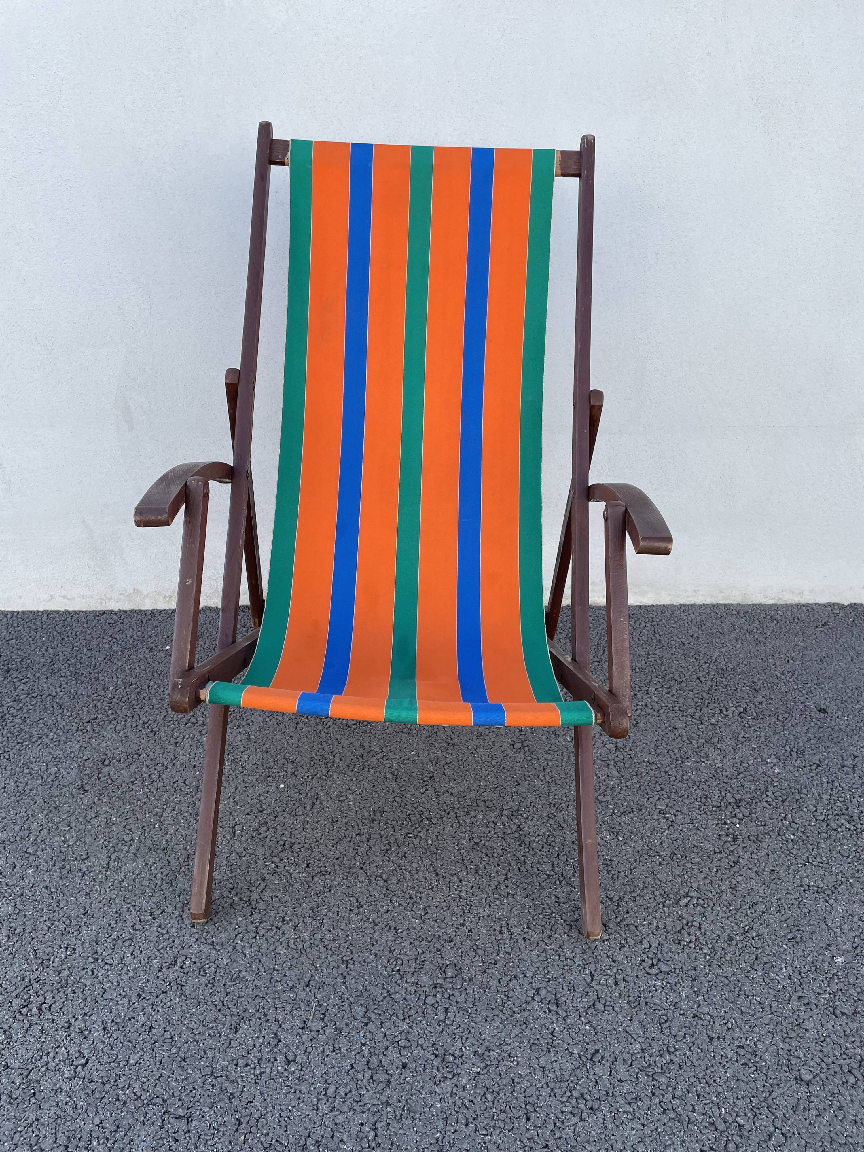 Chilean vintage deckchair