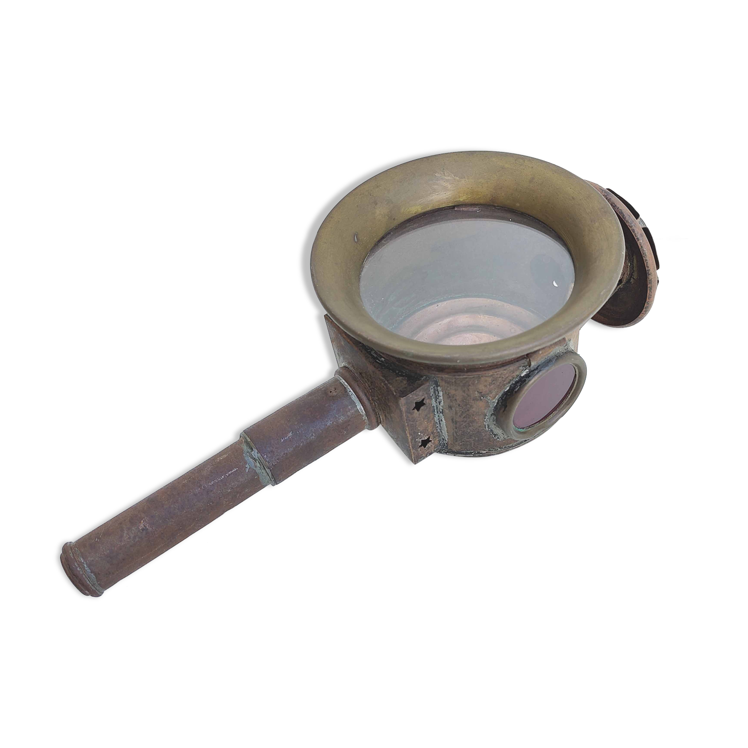 Old carriage carriage carriage coachman's lamp