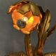 Lampe annees 50/60 fleur