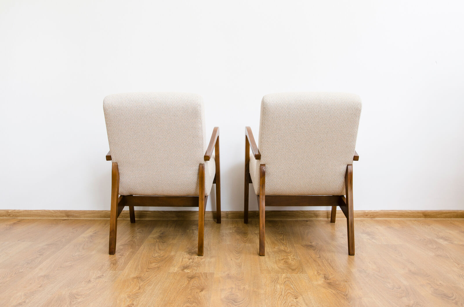 Pair of mid century armchairs