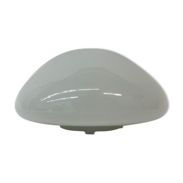 Plafonnier en verre 961 du milieu du siècle par Wilhelm Wagenfeld pour Lindner, années 1950
