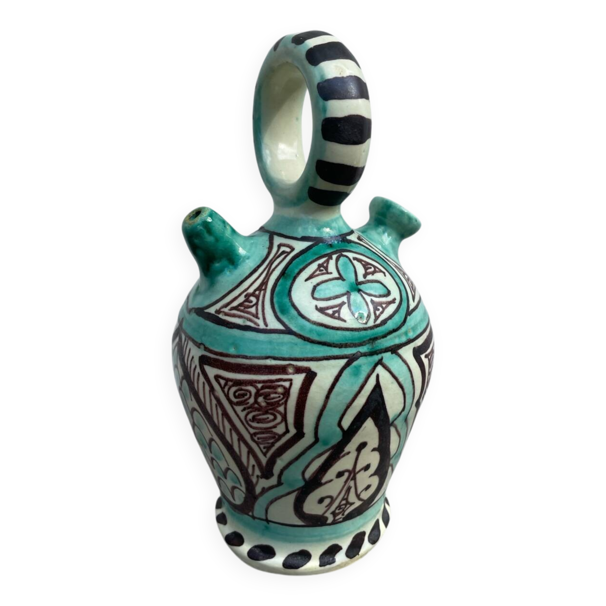 Antique Punter ceramic jar