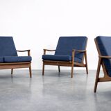 Vintage Mid-Century Australian Modern Teak Sofa & Armchairs by Parker Furniture