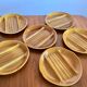 Set de 6 assiettes à asperges de Salins les bains