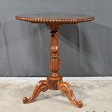 Oval Pedestal Table with Mahogany System, Louis Philippe period – 1st part 19th century