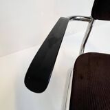 Set metal dining chairs in Gispen style (4), 1970s