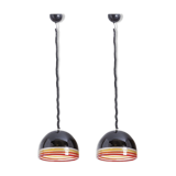 Pair of Leucos ceiling lights