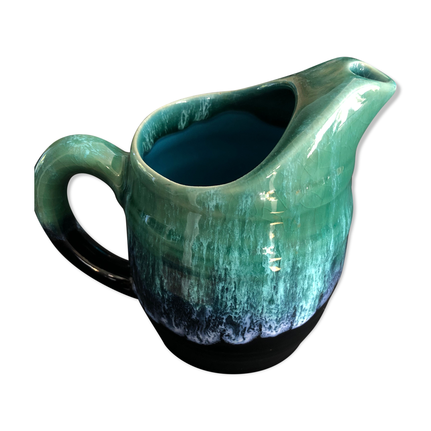 Pitcher sea foam style Vallauris