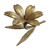 Cendrier fleur laiton