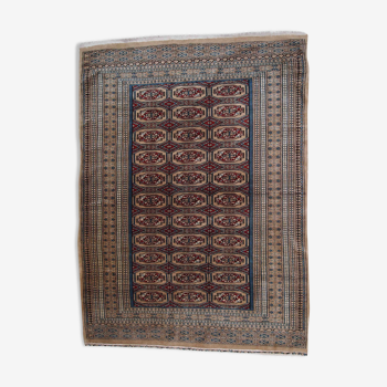 Tapis Ouzbek Bukhara fait main 129cm x 174cm 1960