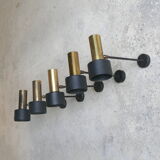 Lot of 5 René Jean Caillette sconces, Parscot edition 1950