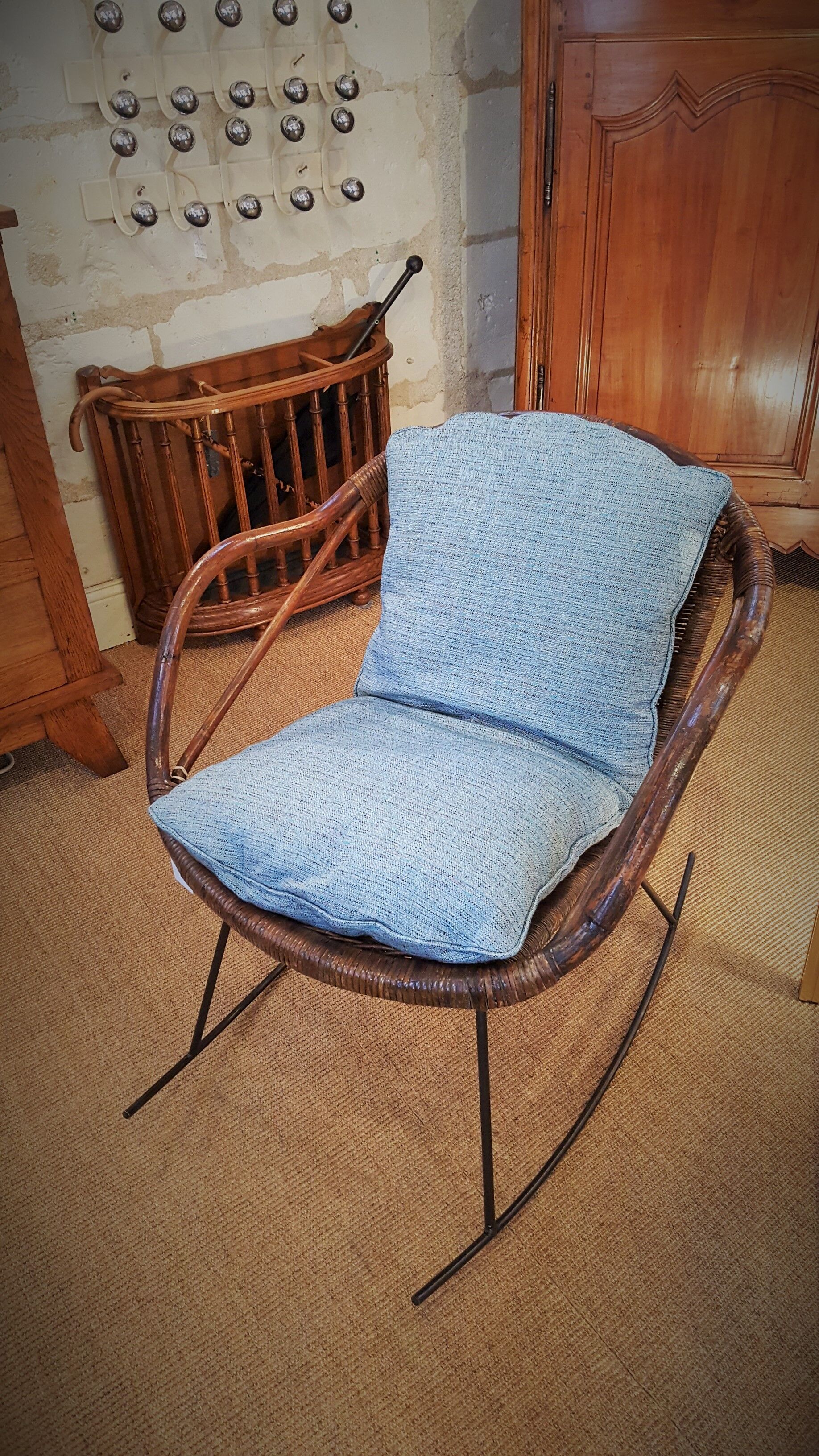 The 50s Wicker rocking