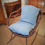 The 50s Wicker rocking