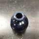 Ancien vase Le Cep boule grès émaillé bleu années 70 vintage