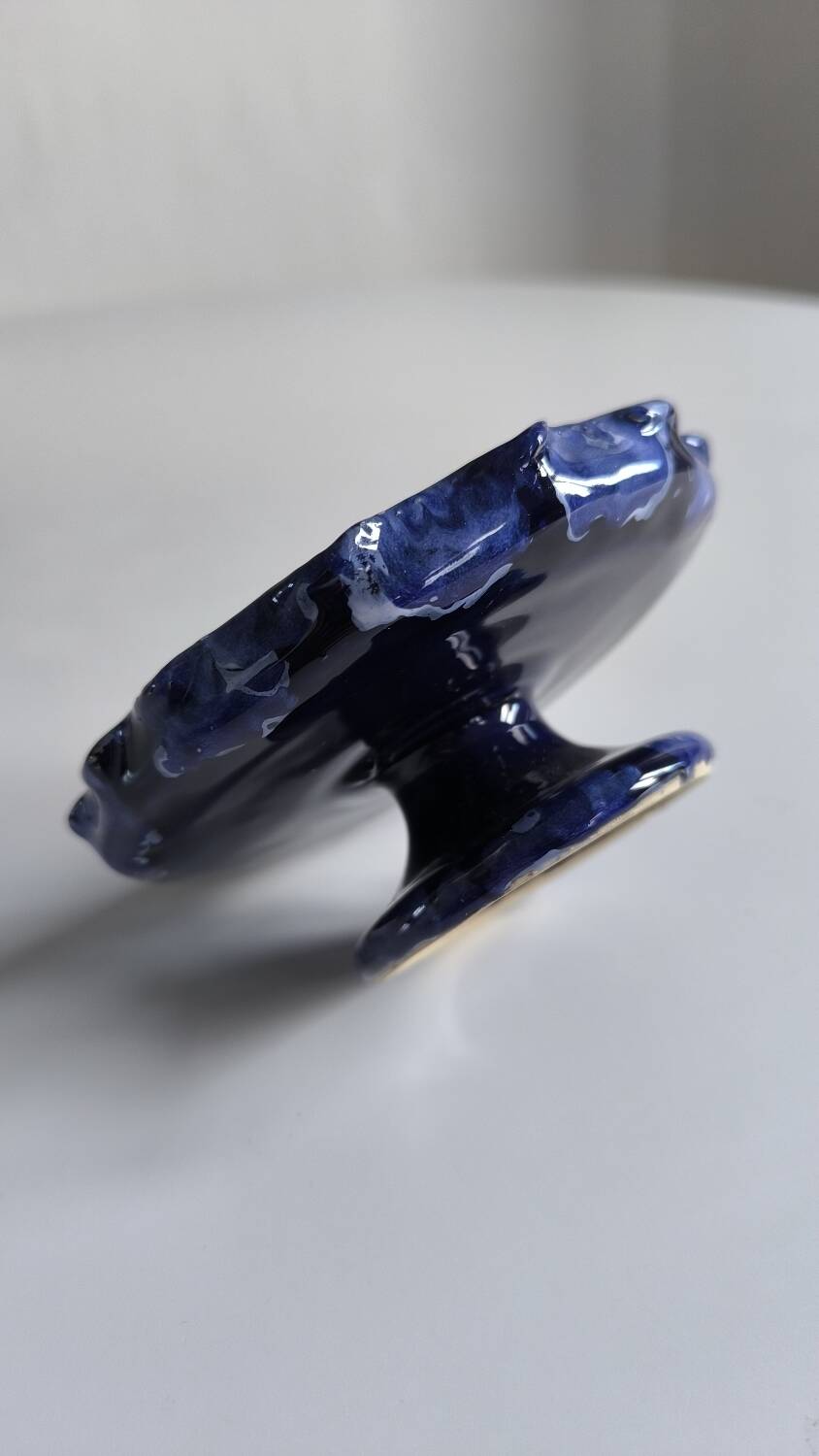 Morvan earthenware candle holder