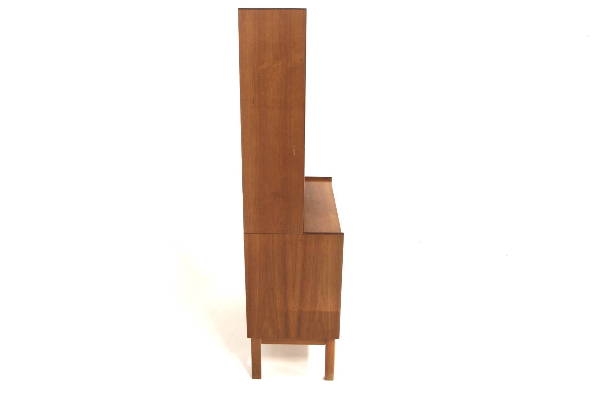 Scandinavian teak bookcase chest of drawers, Sweden, 1960
