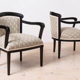 Set of 2 Biedermeier Armchairs in Rustic, Countryside Style, Austria, 1850s