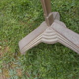 Round bistro table foot cast iron art deco