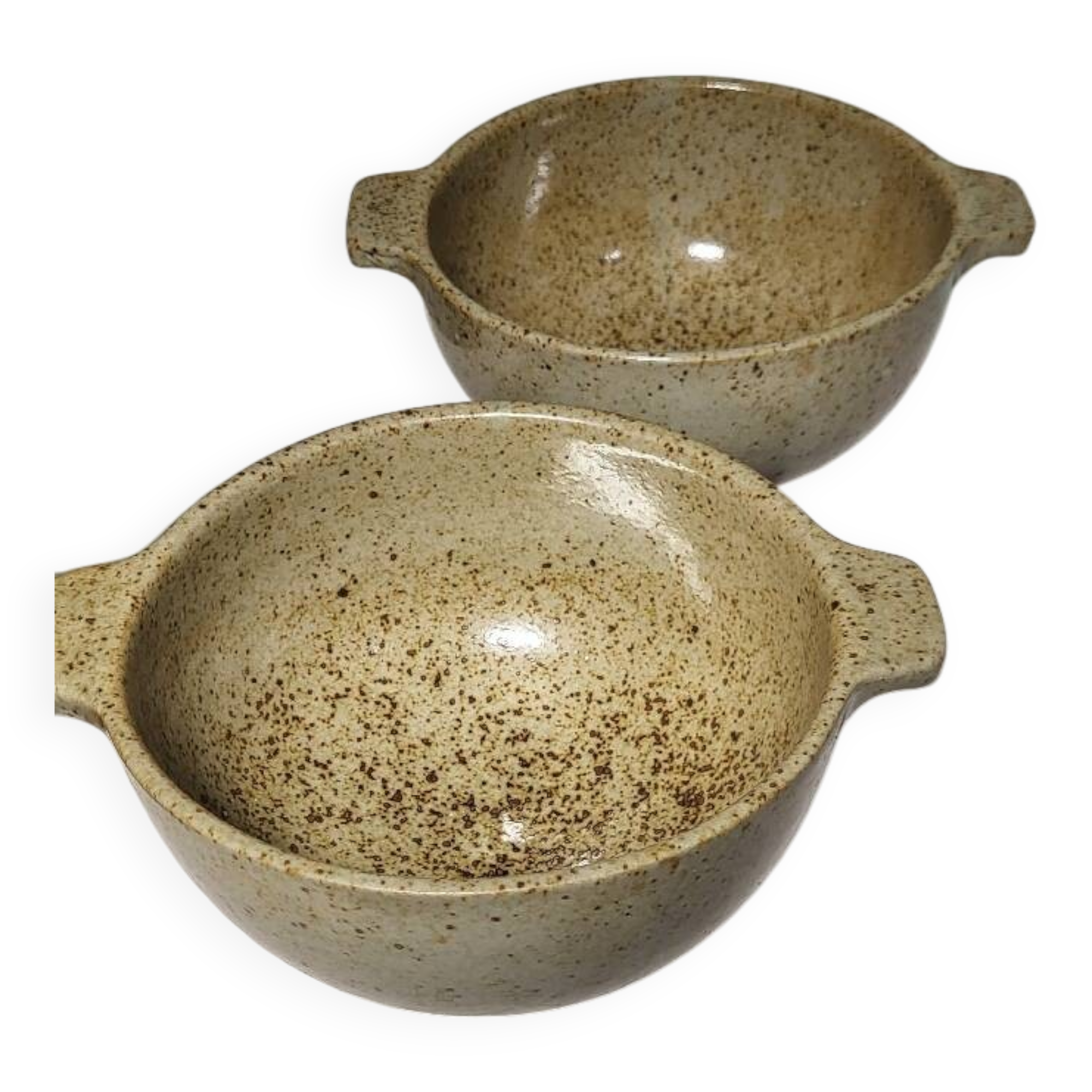 Set of 2 stoneware bowls