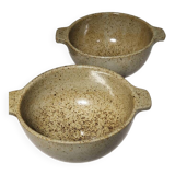 Set of 2 stoneware bowls