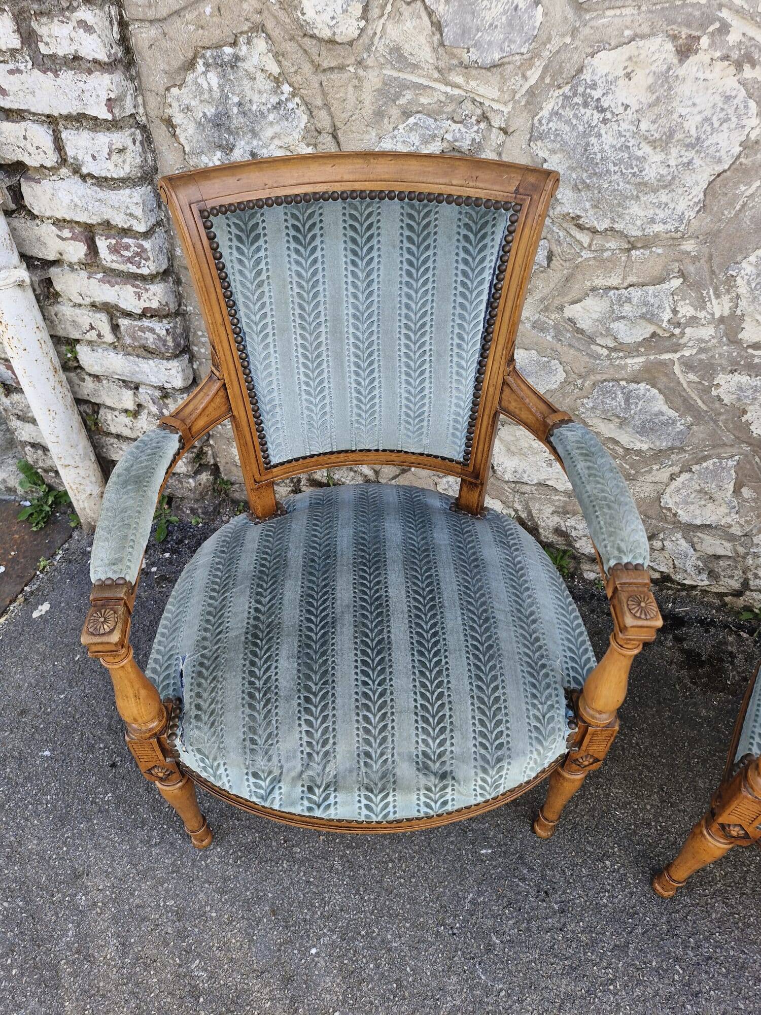 Pair of armchairs