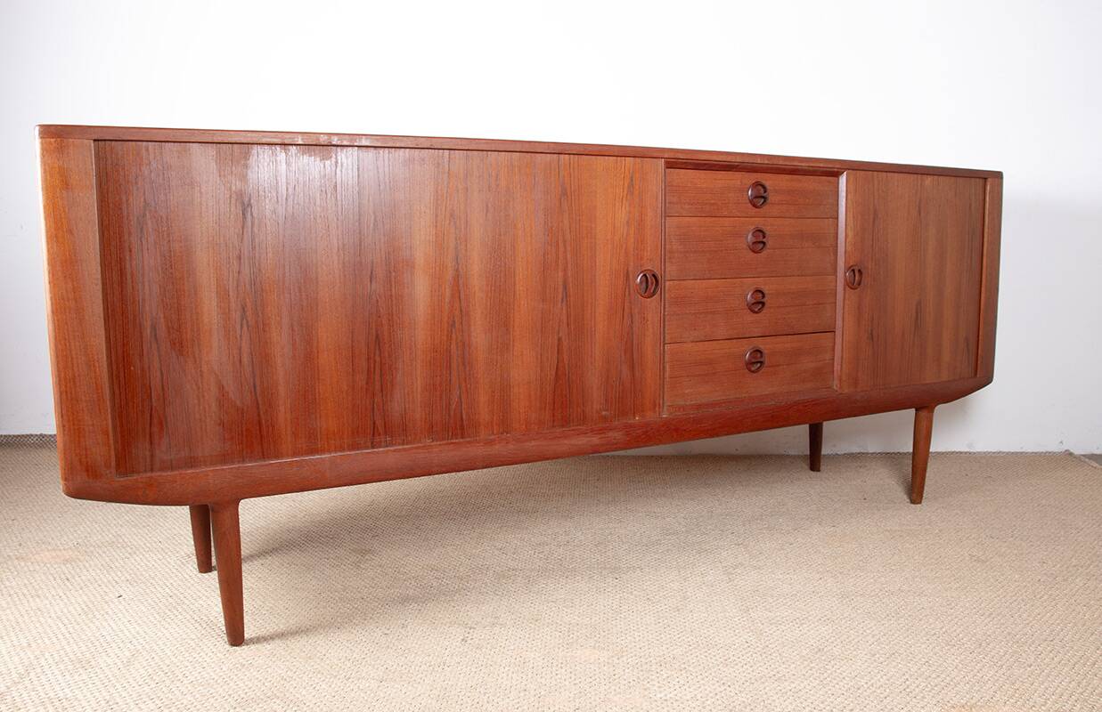 Danish teak sideboard model, Harry Østergaard, Randers Mobelfabrik 1960