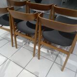Suite of 6 chairs Farstrup model 206 Denmark 1960