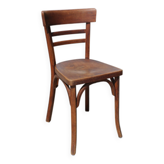 Chaise Baumann n°29 en hêtre foncé