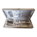 Old cutlery set for salad