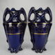 Lunéville Keller old french mantelpiece vases planter 19th