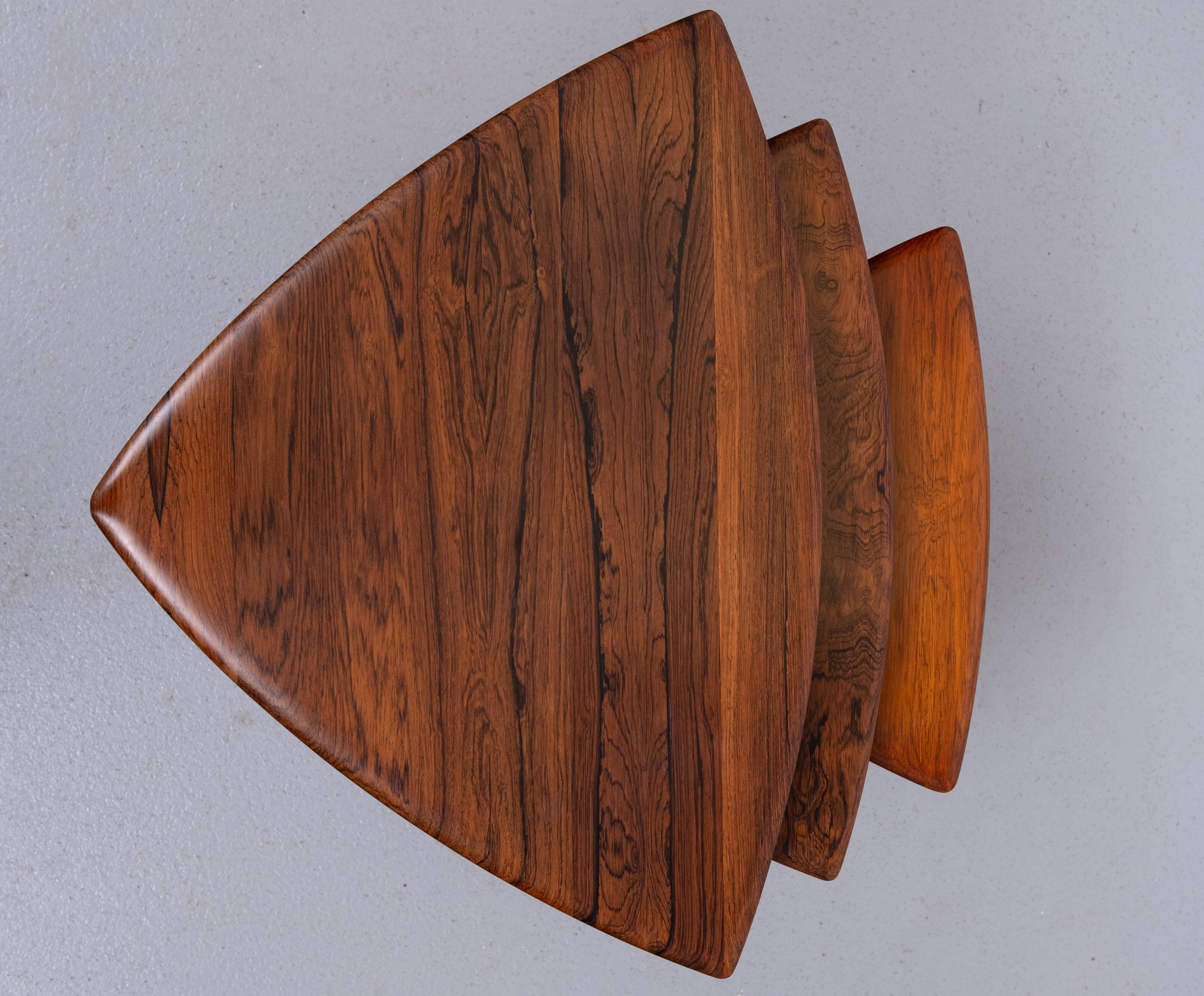 Poul Thorsbjerg Jensen triangle nesting tables 1950s