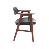 Fauteuil scandinave en teck Erik Kirkegaard Suède 1960
