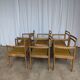 Set of 6 Mid Century STOL Kamnik Armchairs / Yugoslav Vintage Dining Chair