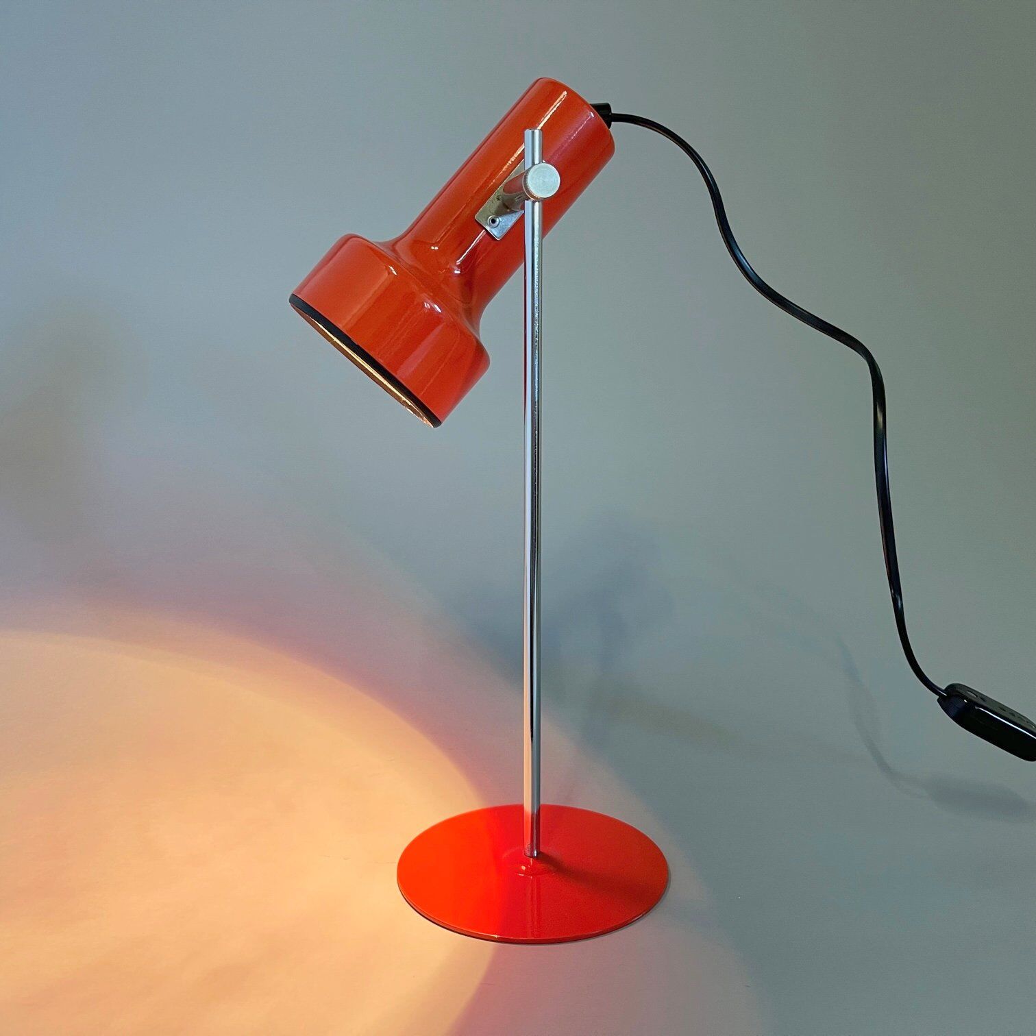 1970's Adjustable Table Lamp, Switzerland