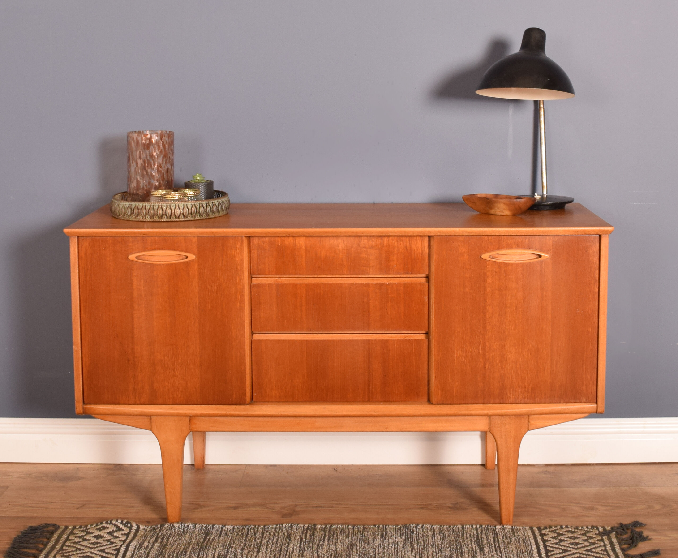 Restored Teak 1960s Short Jentique Retro Sideboard