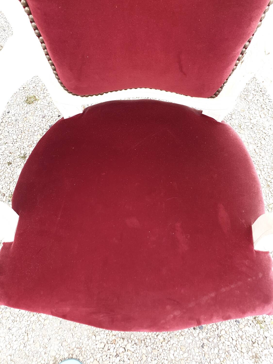 Louis XV child's cabriolet armchair