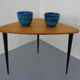 Italian Rimini Blue Ceramic Cachepots by Aldo Londi for Bitossi, 1960s, Set of 2