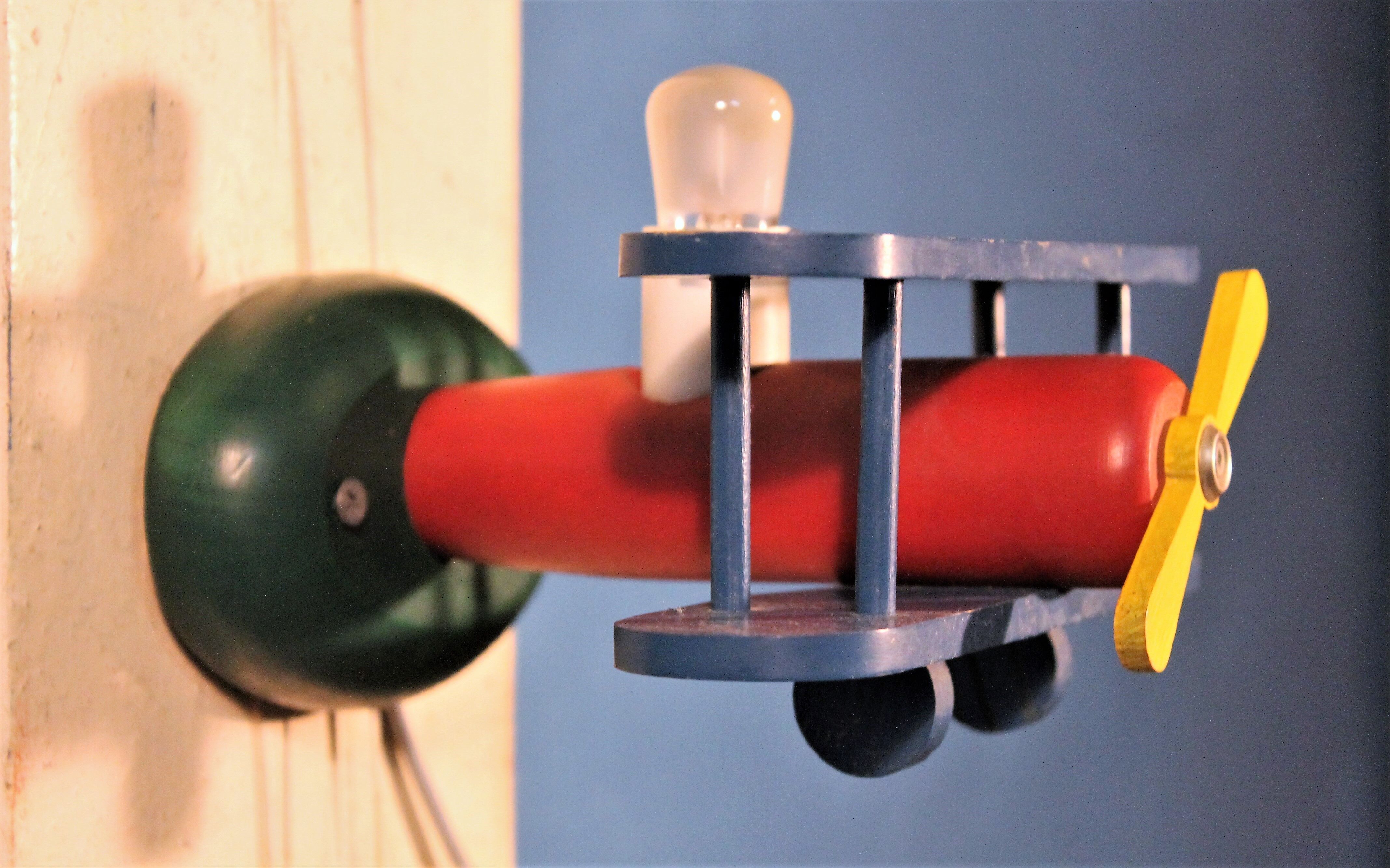 Wall lamp "Airplane" 1980s