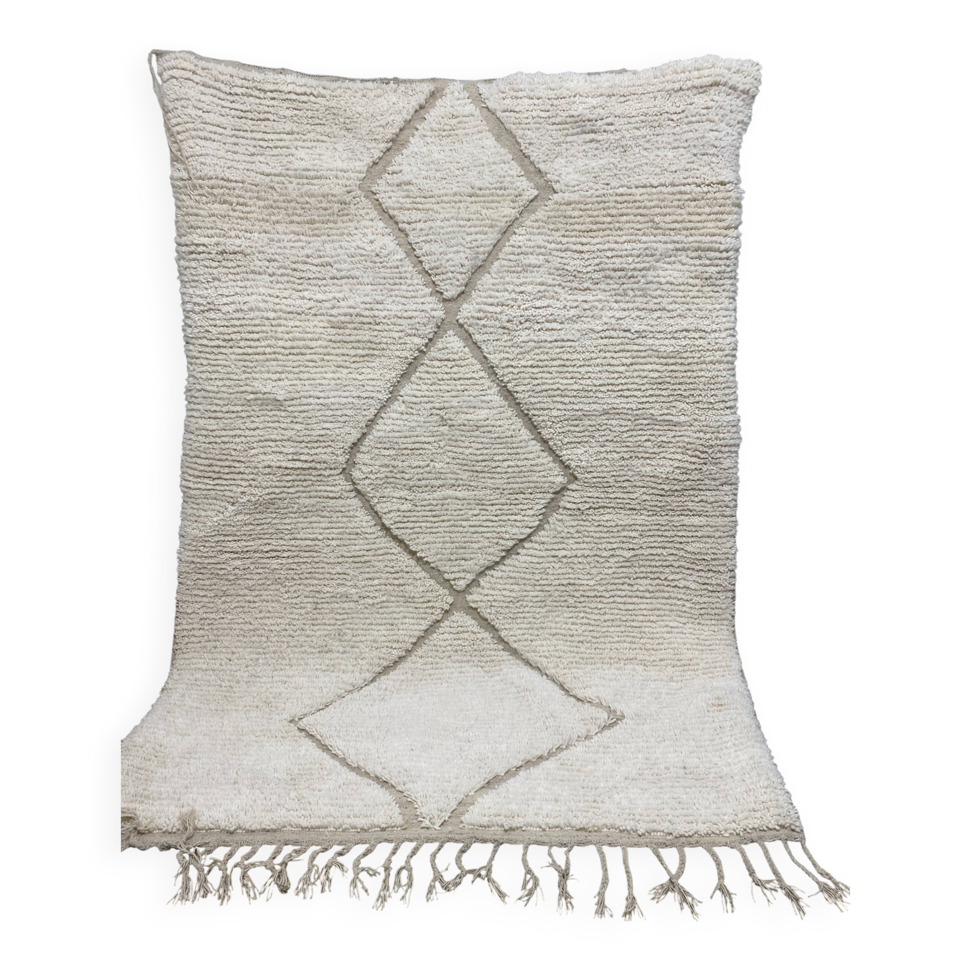 Berber rug in natural wool 180/250cm