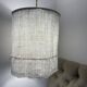 Old linen curtain suspension