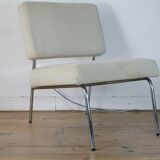 Pair of 60s heaters, steel and wool, France