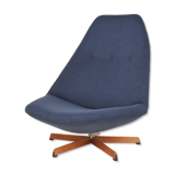 Scandinavian swivel armchair in oak - Madsen & Schubell - 1970