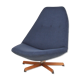 Scandinavian swivel armchair in oak - Madsen & Schubell - 1970