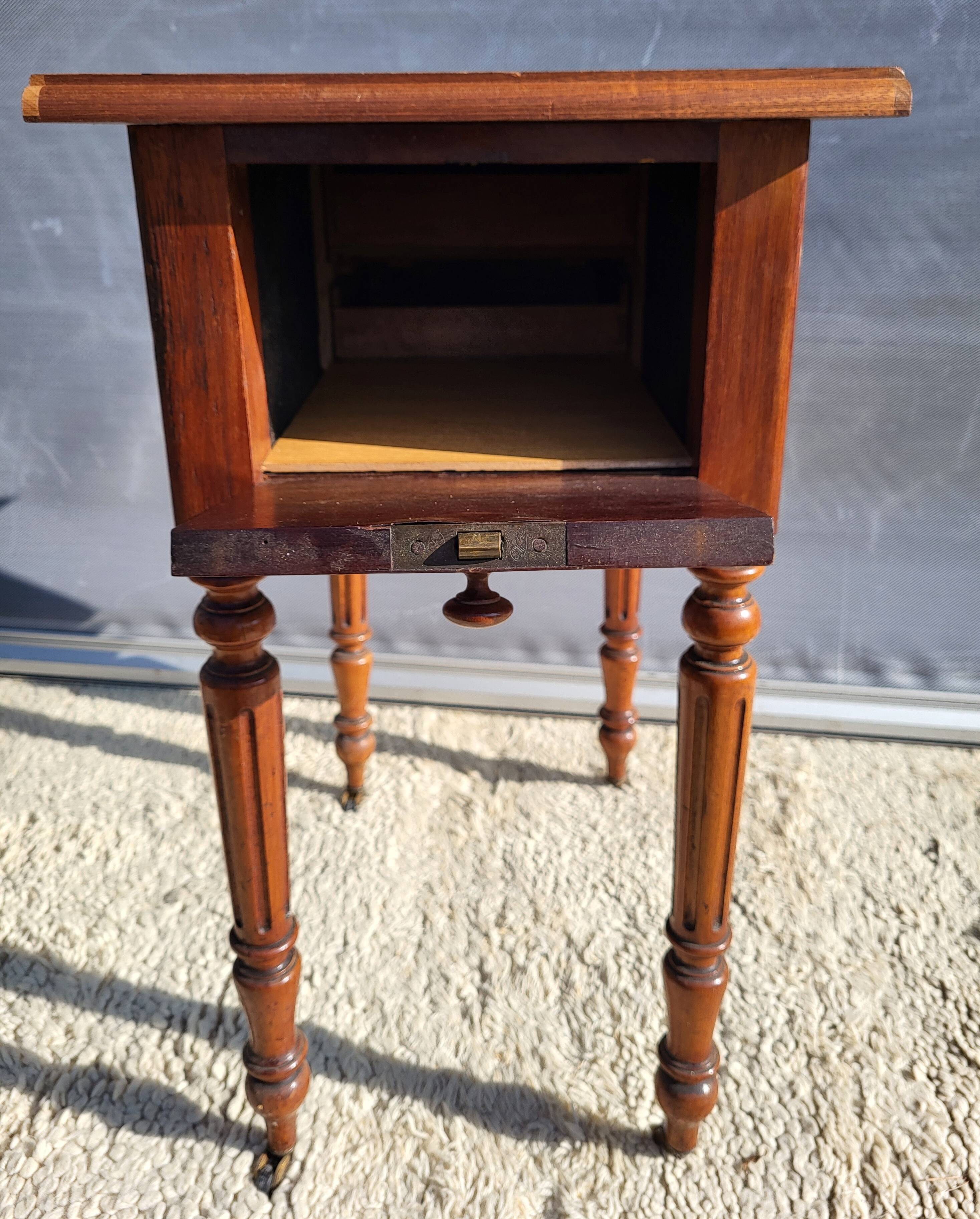 Louis Philippe secret table marquetry